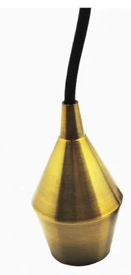 Produktbild von Set E27 Gold Lampenfassung mit 1 Meter Kabel und raffinierter schwarzer Blume - Ideal für einen modernen und eleganten Touch in Ihrem Zuhause - Erneuern Sie Ihre Räume mit Stil!
