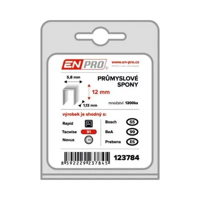 Produktbild von Heftklammern PROFI, 343/12 mm, 1200 Stück, ENPRO