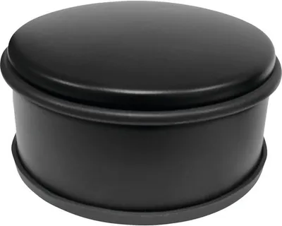 Obrázek produktu pro Dveřní zarážka Ø 110x60mm, nerez, černá
