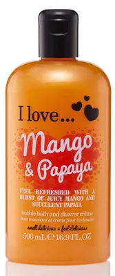 Obrázek produktu pro I Love, Mango & Papaya, Cleansing, Shower Gel, 500 ml