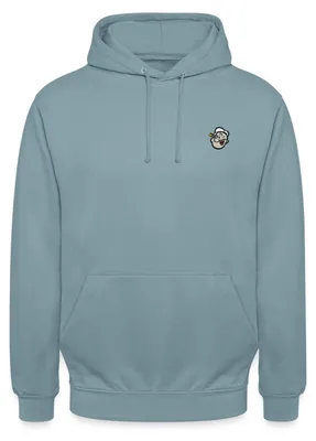Produktbild von Spreadshirt Popeye Als Stickmotiv Uni Hoodie, L, Nebelblau