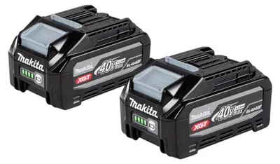 Produktbild von Makita Akku Set 2x BL 4040 F Li-Ion Akku 40 V max. 4,0 Ah XGT ( 2x 1910N6-8 ) mit LED Anzeige