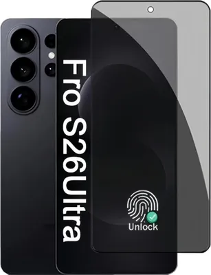 Produktbild von INF 360° Blickschutz Panzerglas für Samsung Galaxy S26 – Fingerabdruck