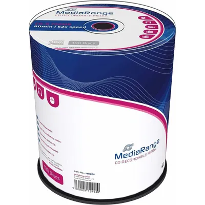 Zdjęcie produktu dla MediaRange CD-R 700MB 100pcs Spindel 52x