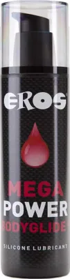 Produktbild von Eros Gleitgel Mega Power Bodyglide - 250ml - Silikonbasiert und mit hoher Viskosität - mit Kondomen kompatibel