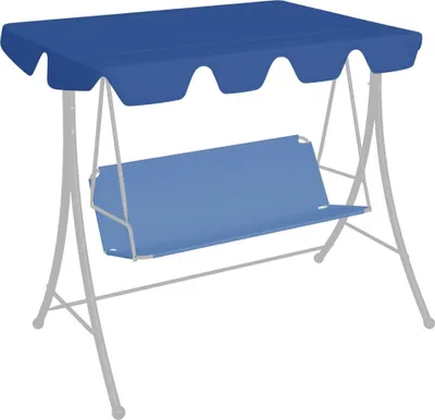 Produktbild von Maison Exclusive - Ersatzdach für Hollywoodschaukel Blau 150/130x105/70 cm