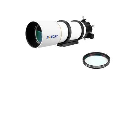 Produktbild von Svbony SV48P Teleskop Profi Erwachsene, 90mm F5.5 Refraktor Achromatisches für Astronomie, Rap Double Speed Okularauszug Drehwinkel OTA