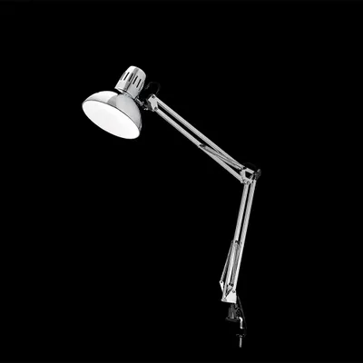 Image de Lampe de bureau moderne Arc Chrome 1 Lumière E27