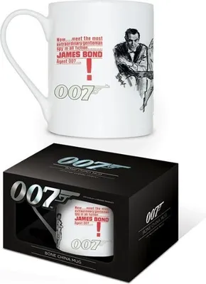 Immagine prodotto di James Bond - Tazza da caffè "Dr No" PM2272 (taglia unica) (bianco/nero)
