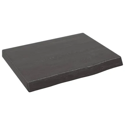 Zdjęcie produktu dla vidaXL Blat podumywalkowy ciemnobrązowy 40x30x(2-4)cm z litego drewna impregnowanego