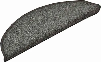 Zdjęcie produktu dla vidaXL Podkładki pod stopy 30 szt. 56x17x3 cm ciemnoszare Półokrągłe