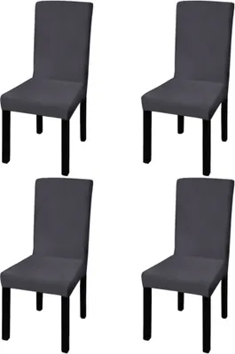 Immagine prodotto di VIDAXL -Sitzabdeckungen 4 ST Stretch Anthrazit -geläutet