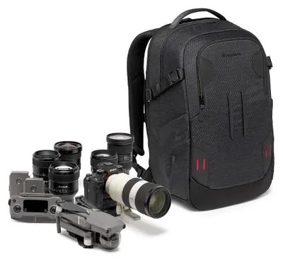 Produktbild von Kamerarucksack Fotorucksack Fotorucksack - Herausnehmbare Trennwände - Gepolstert - Schwarz - Für 2-3 Kameras