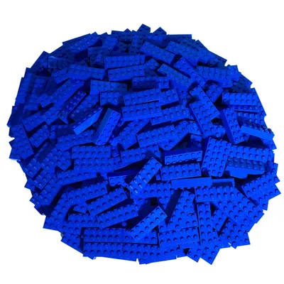 Obrázek produktu pro LEGO® 2x6 kostek Vysoké kostky Modrá - 3009 NEW! Množství 100x
