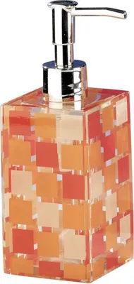 Produktbild von Sanwood Seifen Spender Lotion Dosierer WC Bad Accessoires Mosaik Orange