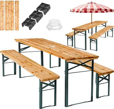 Immagine prodotto di Tavolo da picnic pieghevole con panche