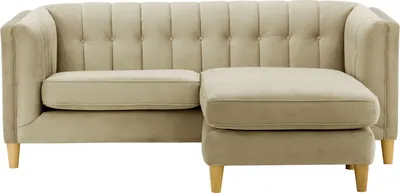 Produktbild von Ecksofa Sodre beidseitig montierbar - beige - Velluto 3