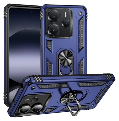 Produktbild von Armor Shield Handyhülle für Xiaomi Redmi Note 14 5G Hülle Ultra Hybrid Case Handy Schutzhülle, Blau