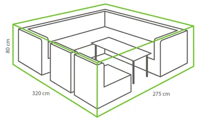 Produktbild von Lounge-Set Schutzhülle 320 x 275 x 80 cm