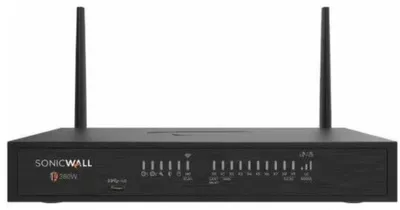 Produktbild von SonicWall TZ380, 3,5 Gbit/s, 1,6 Gbit/s, 2 Gbit/s, 2000 Mbit/s, 1500 Mbit/s, Kabelgebunden