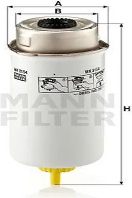 Produktbild von Kraftstofffilter MANN-FILTER WK 8154