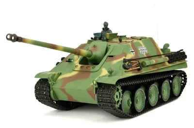 Produktbild von RC Panzer "Jagdpanther" Heng Long 1:16 mit Rauch&Sound und Stahlgetriebe - V7.0 - 2,4Ghz