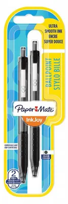 Produktbild von Paper Mate InkJoy 300RT Kugelschreiber Schwarz 2 Stück