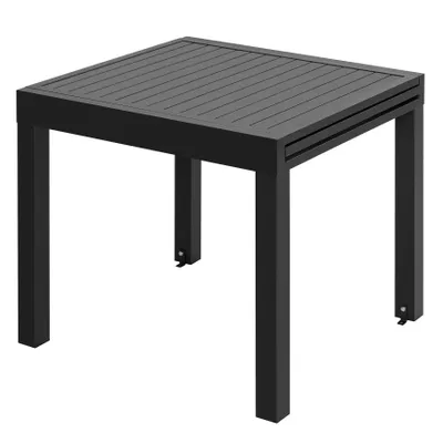 Produktbild von Ausziehbarer Terrassen-Esstisch aus Aluminium für 4–6 Personen