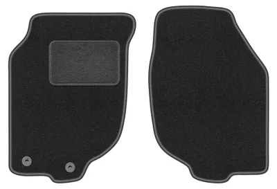 Immagine prodotto di Tappetini anteriori in moquette per Rover 200 2000-2005 (hatchback) – 2 pezzi, grigio grafite, su misura – Wielganizator LUX