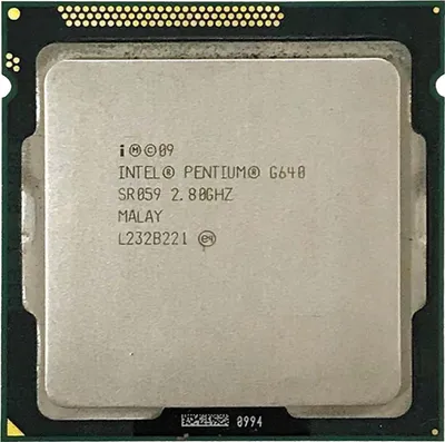 Immagine prodotto di Processore Cpu Intel Pentium G640 Sr059 Lga 1155 Lga1155 Dual Core 2.80ghz 65w