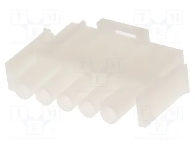 Immagine prodotto di 2 connettori a spina da 6,35 mm, tipo PIN: 5, maschio/femmina, per cablaggio a pannello, 600V, codice prodotto: 1-480763-0, marca Signteckve