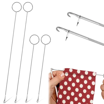 Produktbild von Set mit 4 langen Stricknadeln für DIY-Projekte