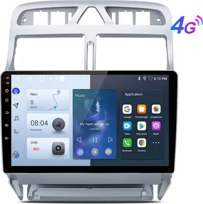 Produktbild von Carplay 4+64G Für peugeot 307G 2002-2013 Android13 autoradio GPS Navi Radio BT WIFI RDS dab+ SWC 8Kern