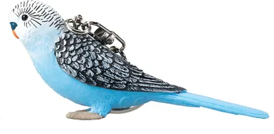 Produktbild von Mojo Farm Haustiere Schlüsselanhänger Wellensittich blau - 387459