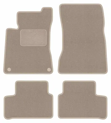 Immagine prodotto di Tappetini in moquette per Mercedes B W247 2018- (monovolume) – set 4 pezzi, beige, su misura – Wielganizator LUX