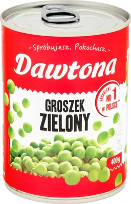 Obrázok produktu pre Dawtona Groszek Zielony 400 g Konserwowy