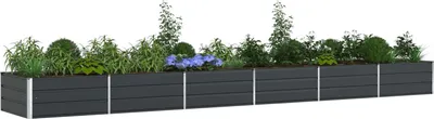 Obrázek produktu pro Truhlík Antracit 580 x 100 x 45 cm Pozinkovaná ocel