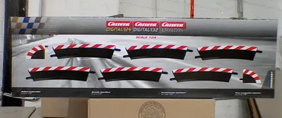 Immagine prodotto di Carrera Außenrandstreifen für Kurve 1/30° (6), Endstücke ( 1:24
