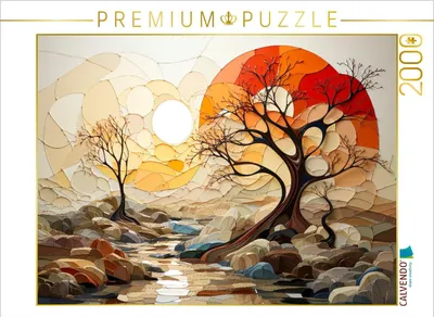 Produktbild von CALVENDO Puzzle Baum Kunst | 2000 Teile Lege-Größe 90x67cm Foto-Puzzle für glückliche Stunden