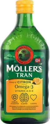 Produktbild von Möllers Tran mit Zitrone Fischöl 0,5L