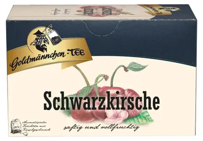 Produktbild von Goldmännchen Tee Schwarzkirsche 20x2,4g