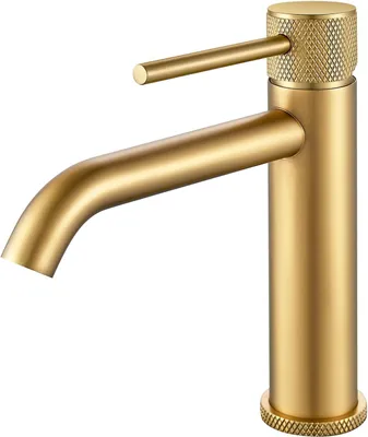 Produktbild von Waschtischarmatur Gold, 105 mm, Edelstahl, für Badezimmer