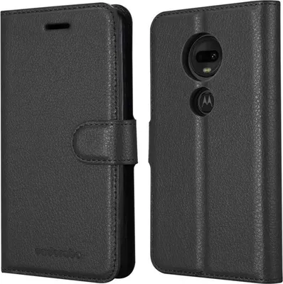 Immagine prodotto di Cadorabo custodia per Motorola MOTO G7 / G7 PLUS cover protettiva in nero custodia per cellulare cover chiusura magnetica
