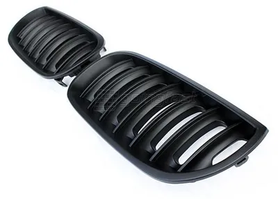 PREMIUM Kühlergrill Sportgrill Gitter Front Grill Schwarz für BMW X3 E83 – Produktansicht