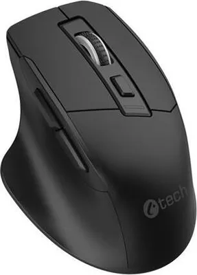 Obrázok produktu pre C-TECH myš Ergo WLM-05, bezdrôtová, 1600DPI, 6 tlačidiel, USB nano receiver, čierna