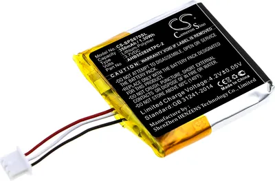 Zdjęcie produktu dla TECHTEK Bateria kompatybilny z [Sennheiser] GSP 350, GSP 500, GSP 670 zastępuje AHB552826TPC-2