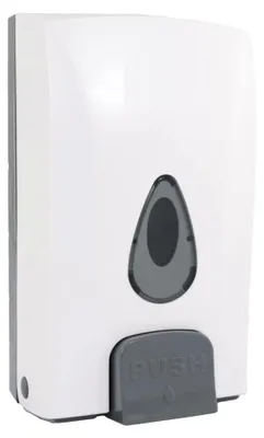 Wand-Dispenser, Kunststoff, 1000 ml, weiß/schwarz, 132x260 mm