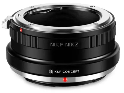 Obrázok produktu pre Adaptér objektívu – Nikon F AI na Nikon Z – Adaptér pre objektívy Nikon F AI – Manuálne zaostrovanie – Pre fotoaparáty Nikon Z