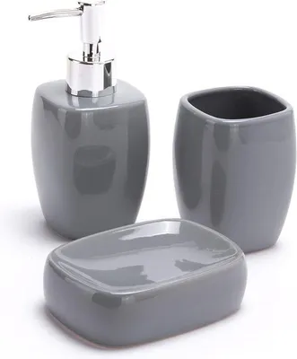 Produktbild von Badkamerzubehör Geschenkset, 3-teilig, Seifenabguss, Seifenplatte