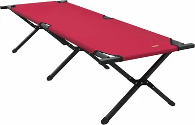 Productafbeelding van vidaXL Opklapbaar slaapbed voor camping, rood, 193 x 69 x 45 cm, Oxford-stof